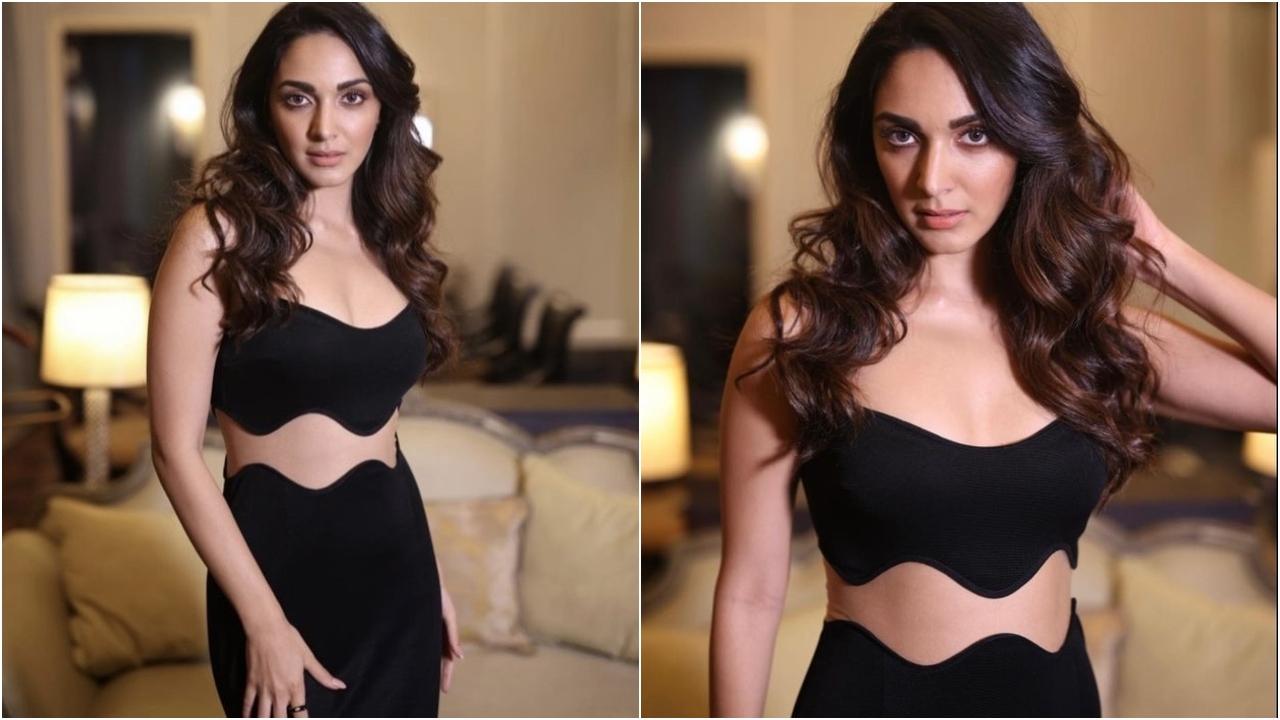 Kiara Advani wore a black dress from Galvan London for an event and looked chic and beautiful. Ami Patel was the stylist